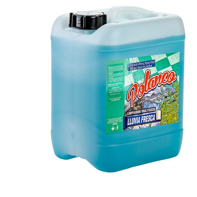 Desinfectante Polanco Aroma Lluvia Fresca Caneca 10 lt