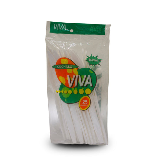 Cuchillo Viva verde Economico, 25 Unidades