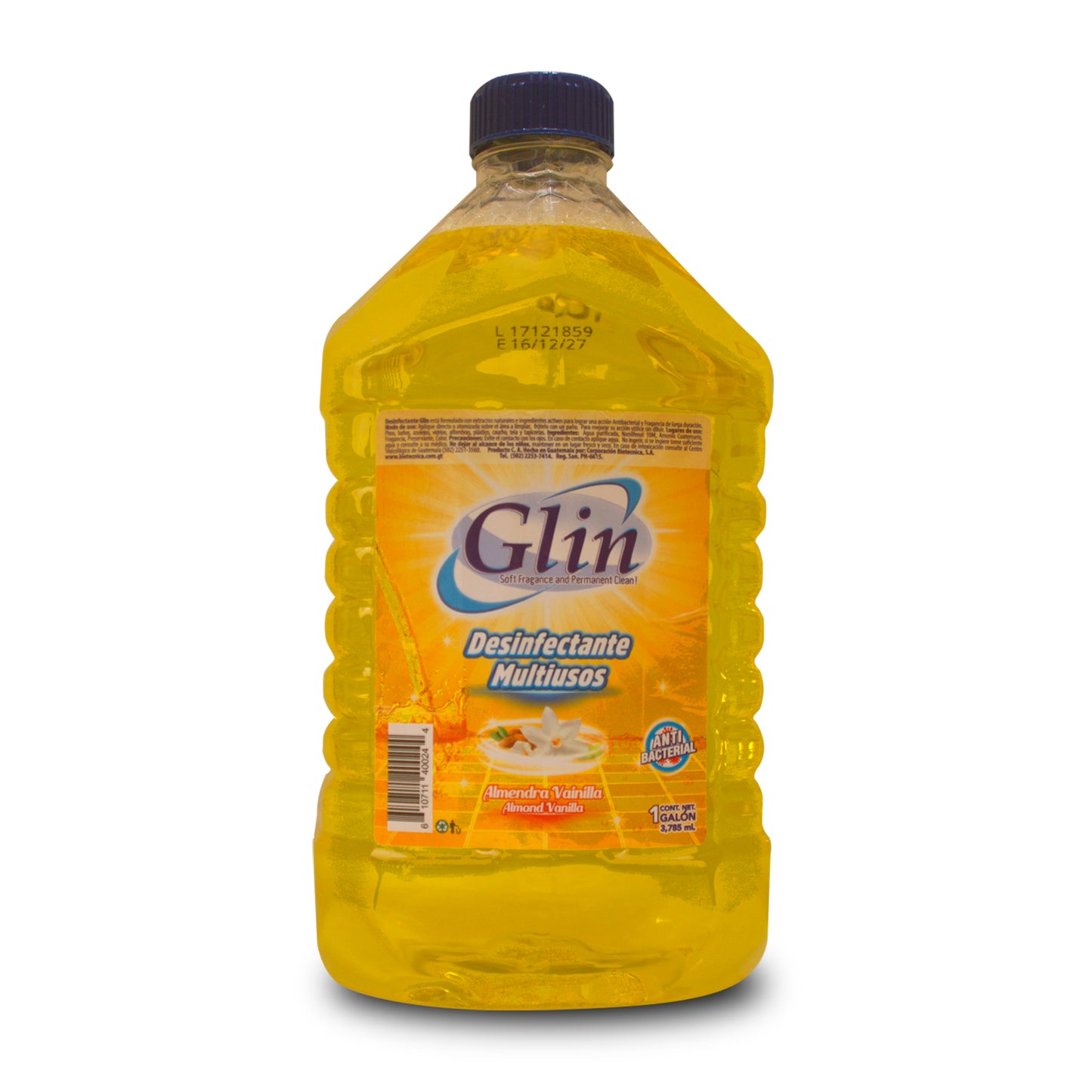 Desinfectante multiusos marca Glin Galon, aromas