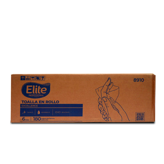 Toalla en rollo ELITE Excellence 180mts HS, 06 rollos