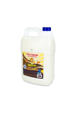 Cera Liquida Antideslizante P/Pisos LEONCITO ALMENDRA, 3.785L.