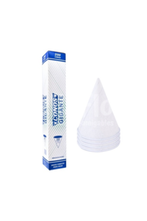 Vasos de papel conicos paquete 200 unidades