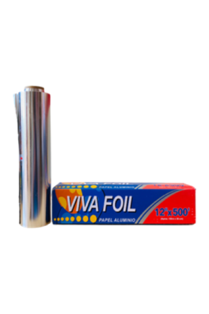 Papel Aluminio Viva 12*500