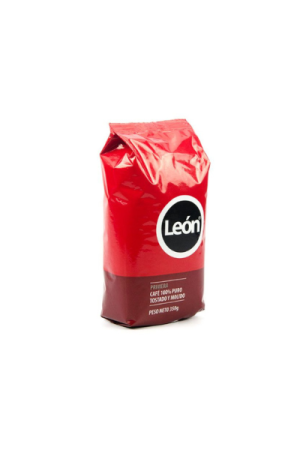Cafe Leon molido rojo 350grs